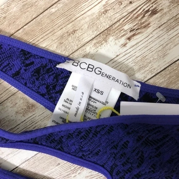 BCBGeneration One Sleeve Bodycon Dress in Periblue - New with Tag - Picture 7 of 8